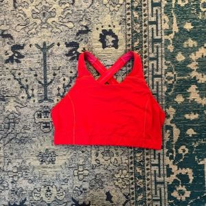 Outdoor Voice Key Bra - Scarlet